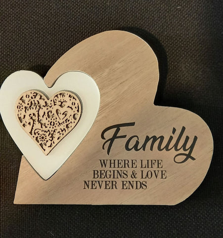 Hampton Gifts -Family  Plaque