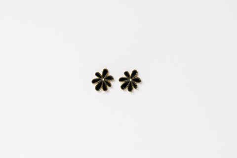 Homelee Earrings - Black Daisy