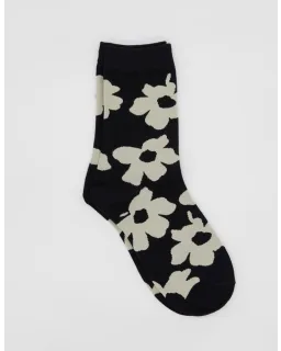 Stella + Gemma -BLK Flower Socks