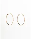 Stella + Gemma -Gold large hoop Earrings