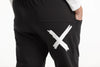 Homelee- Avenue Pants-Black with White  X