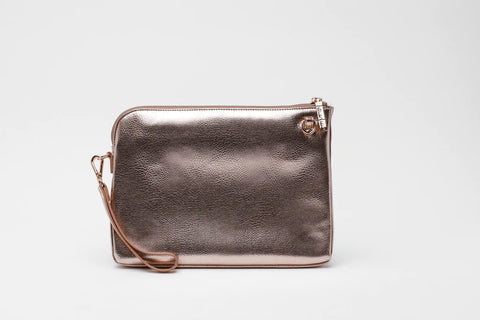 Homelee Oversized Clutch -Rose Gold