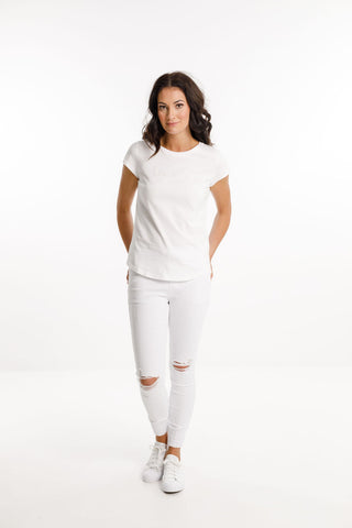 Homelee Weekender Jeans -White