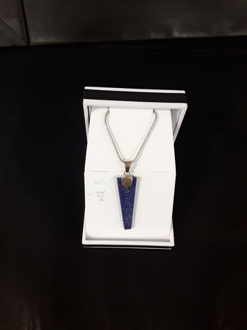 Lapis Lazuli Gemstone Sterling Silver Necklace