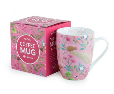 Parrs Coffee Mug - Flowers Pink