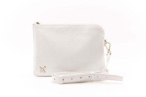 Homelee Oversized Clutch -White