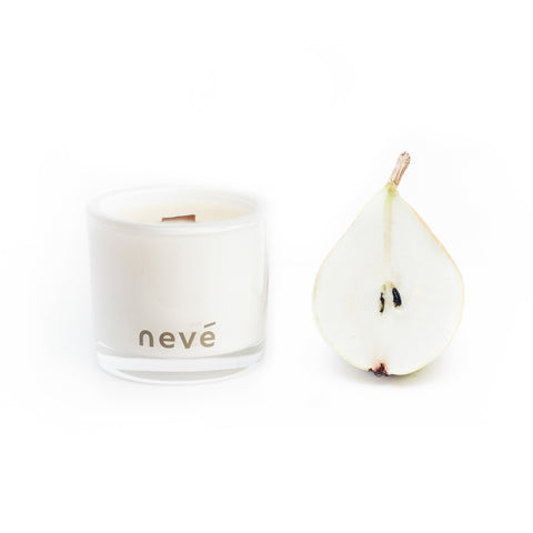 Neve - French Pear + Brown Sugar -  Candle (Medium)