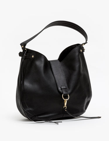 Stella + Gemma Handbag Meghan - Black Leather SGBA1133