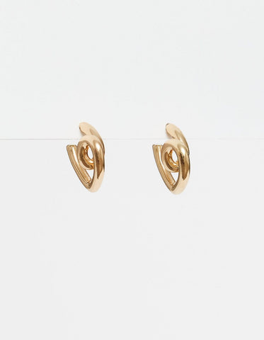 Stella + Gemma -Gold Heart Knots- Earrings