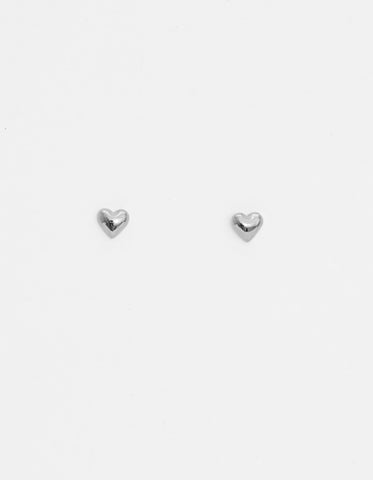 Stella + Gemma -Silver Heart- Earrings