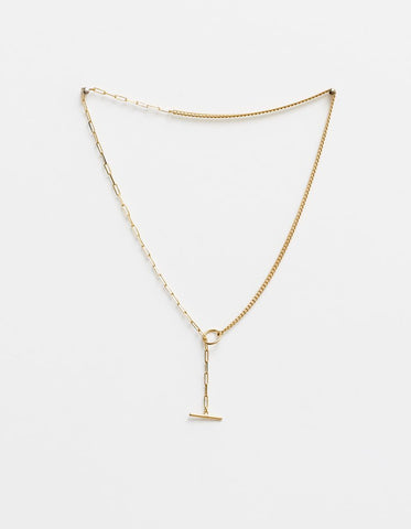 S + G FOB gold chain necklace