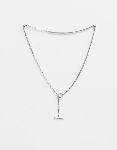 S + G FOB silver chain necklace
