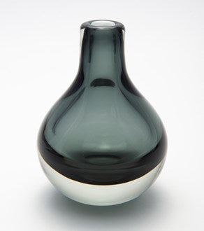 Salisbury -Glass Bud Vase - Smoke