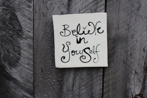 The Monster Company - Square  Tiles - Believe in Yourself