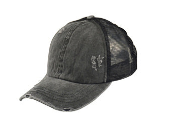 EP Hat- Ponytail Cap Black