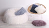 Fibre by Auskin - Tibetan Sheepskin cushions - Ivory